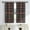 Red and Green, variant on Red and Green Checkered Pattern Blackout Curtains,Triple Weaved Fabric,Thermal Insulated,Room Darkening,Grommet Top,2 Panels,42x45in(107x114cm)