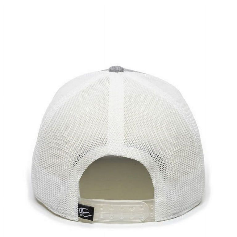 Outdoor Cap RGR-360M Grey/White - Performance Hat, One Size Fits All