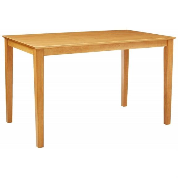 CAGR7H-OAK-W 7 Pc counter height pub set - high top Table and 6 counter height Dining chair.