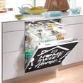 thumbnail image 2 of Black Sweet Home Dishwasher Magnet Cover Reuseable Refrigerator Magnet Cover Decal Fridge Microwave Stickers Hoilday Party Decor 23 x 26 Inch, 2 of 5