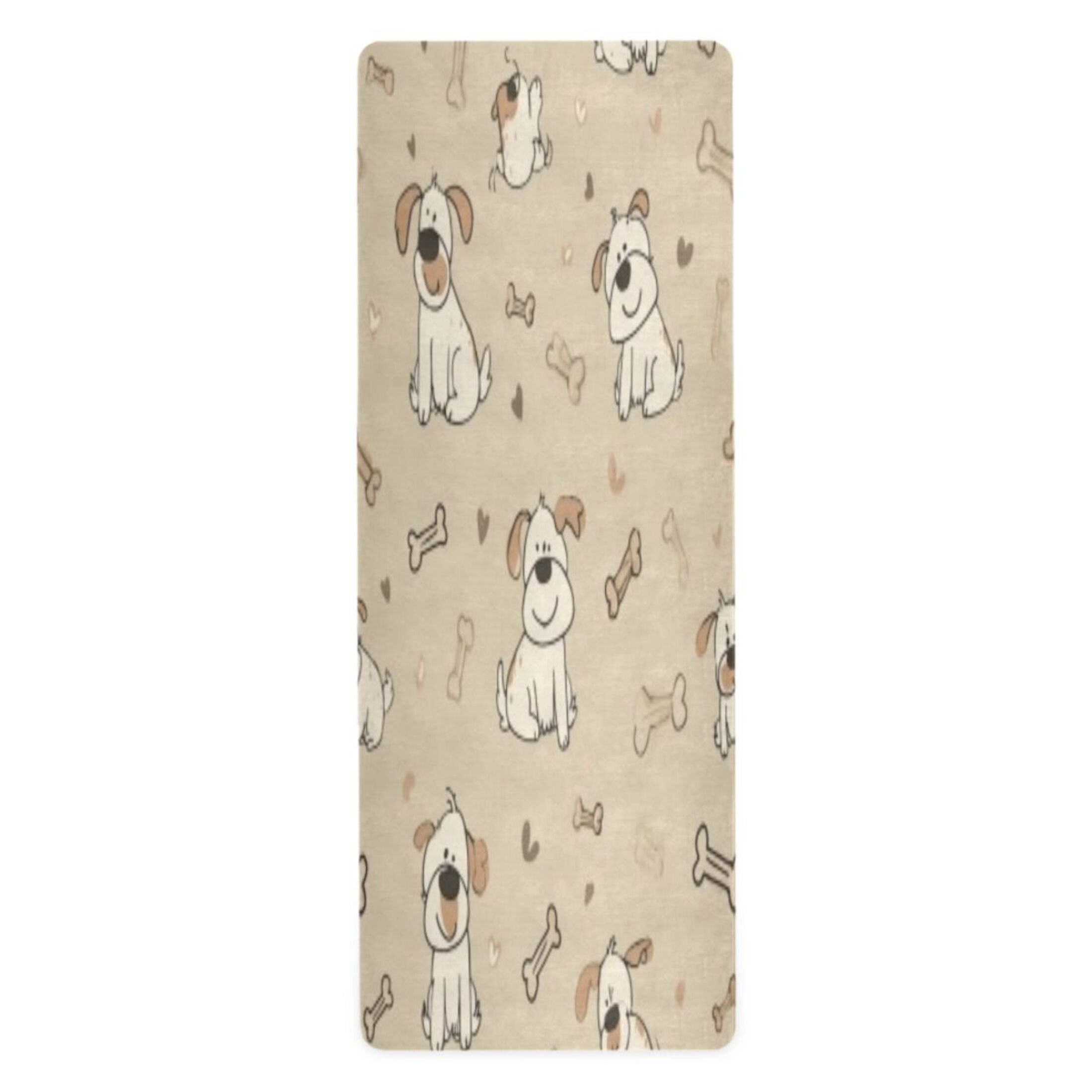 BZSMCE Yoga Mat Women Fitness Mat Light Bulldog-bone Pattern
