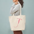 thumbnail image 3 of CafePress - Pink IUD Graphic Tote Bag - Unisex Canvas Tote Bag, Beige, 1-Piece, 3 of 7