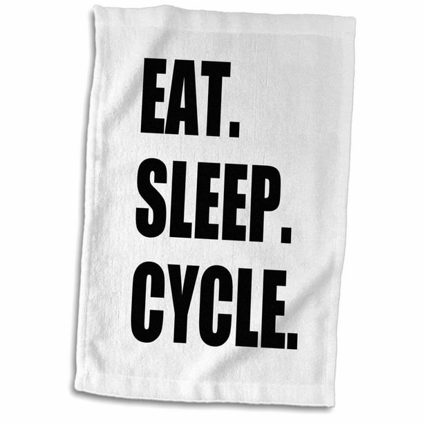 3dRose Eat Sleep Cycle passionate about cycling bicycle enthusiast