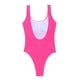 thumbnail image 1 of Soidarity Mono de mujer, traje de baño para niñas, verano, baño de sol, natación, poliéster, sin espalda, sin mangas, ropa de baño para mujer Traje de baño Rosado L Soidarity OD022125-03, 1 of 6