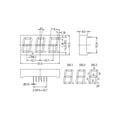 thumbnail image 4 of Treedix 0.56" 3-Digit 7-Segment Display Common Cathode 3-Digit LED Display Digital Tube, 4 of 10