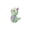 Green, variant on Dog Chew Toys, Non-Toxic Chew Bone for Dogs, Dental Chew Toy for Cleaning Teeth & Massaging Gums