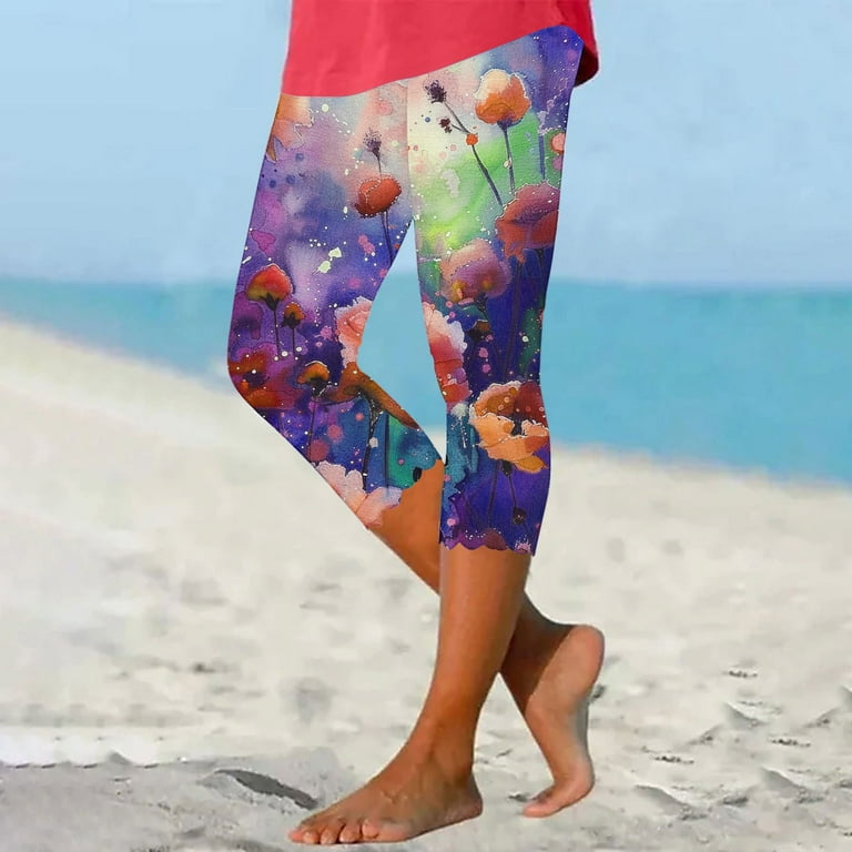 Loose fitting capri workout pants best sale
