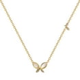 thumbnail image 1 of Papillons Collier Femmes Pendentif Chaîne Clavicule Simple Tempérament Collier, 1 of 6