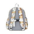 thumbnail image 3 of White Sunflower Backpack for School,Cute School Bag,Schoolbag with Adjustable Shoulder Straps & Padded Back,13.4"x11"x4.7", 3 of 6