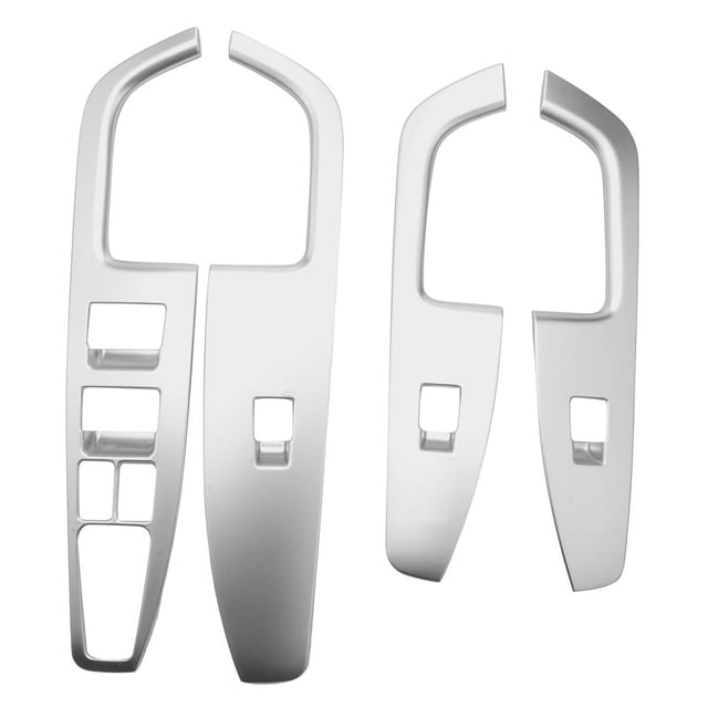 For 2016-2020 Silver Window Lift Switch Button Panel Cover Trim Interior Door Armrest Decoration