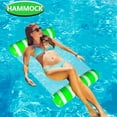 thumbnail image 5 of 3 Pack Inflatable Pool Floats Adult Size Water Hammock,Pool Floaties Toys 4-in-1 Multi-Purpose Floats for Swimming Pool,Pool Rafts Lounge Chairs Floating,for Adults Vacation Fun and Rest, 5 of 7