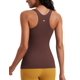 thumbnail image 1 of Musculosa CRZ YOGA Butterluxe de Cuello Alto Taupe XXS, 1 of 6