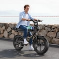 thumbnail image 3 of ASKGO Electric Bike for Adult , 2200W Peak 30MPH 100Miles Electric Mountain Bike , 48V 20AH Removable Battery, 7 Speed Electric Motorcycle, 20*4" Fat Tire Off Road E bike, NFC Unlock,UL2849, 3 of 9