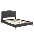 thumbnail image 4 of Modway Amber Full Platform Bed in Charcoal, 4 of 5