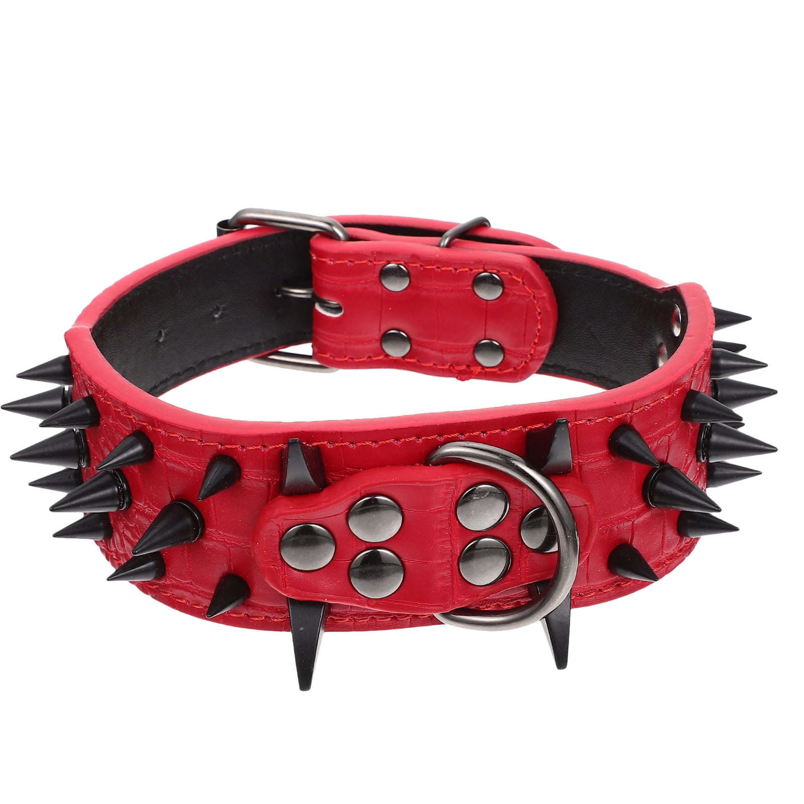 Collar Dog Spiked Pet Neck Collars Puppy Pitbull Spike Ring Decorative