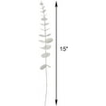 thumbnail image 2 of Zukuco 10PCS Artificial Eucalyptus Stem Bulk Faux Eucalyptuses Real Touch Leaf Wedding Bouquet Centerpiece Home Decor (White, 10), 2 of 4