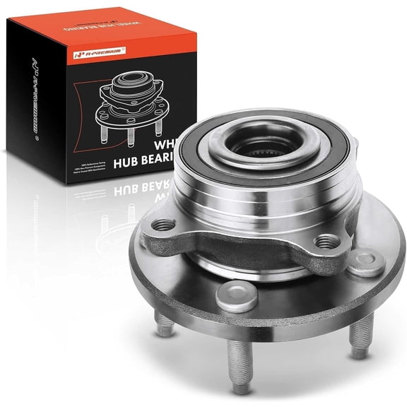 A-Premium Wheel Bearing and Hub Assembly Compatible with Ford Edge 2012-2014 Taurus 2010-2019 Flex 2009-2019 Lincoln MKS MKT MKX # 513275