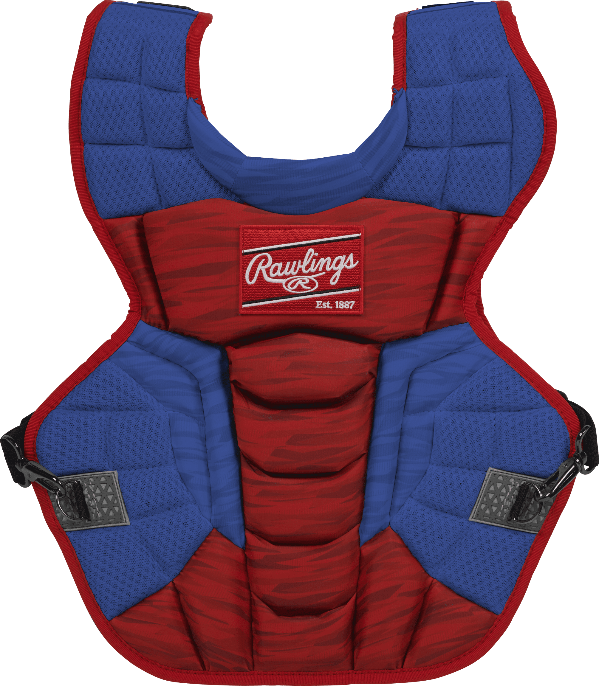 Rawlings VELO 8.8 Intermediate NOCSAE Baseball Catcher's Chest Protector,  Royal and Scarlet