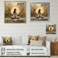 thumbnail image 4 of Designart "Meditative Zen Position III" Meditation Floater Framed Canvas Prints, 4 of 5