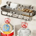 Rustproof Steel Shower Rack, Large Capacity Bathroom Organizers and ...