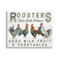 thumbnail image 2 of Stupell Rustic Roosters Farm Fresh Produce Animals & Insects Painting Gallery Wrapped Canvas Print Wall Art, 2 of 5