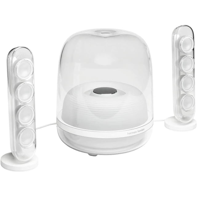 Bocinas Harman Kardon Soundsticks 4, 2.1 con Bluetooth; Blanco