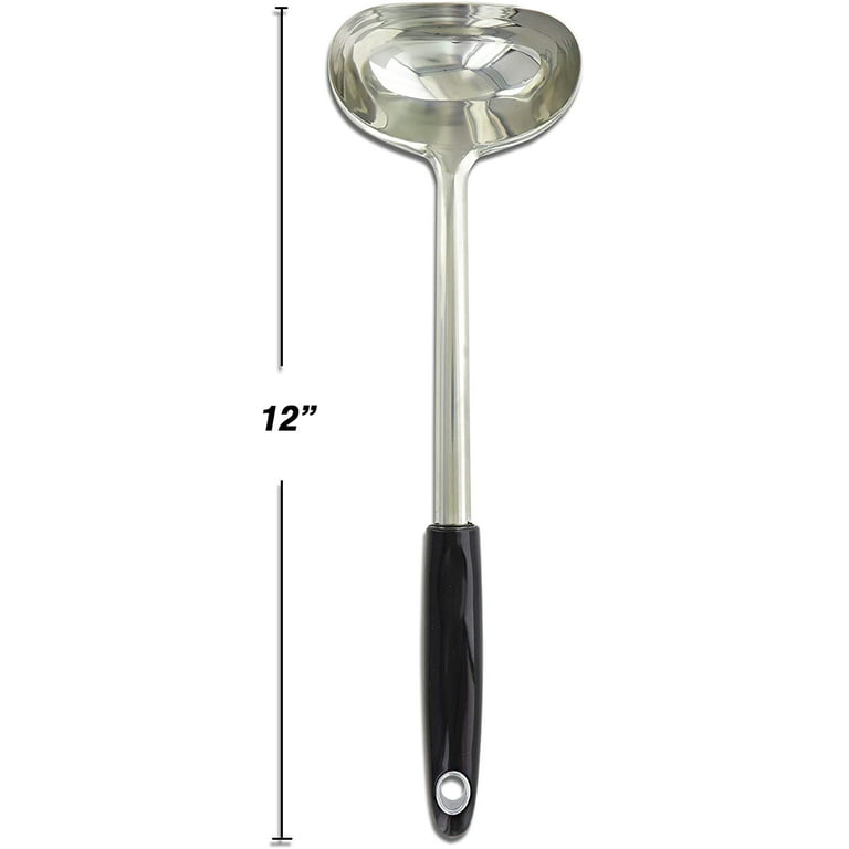 Stainless Steel Ladle Spoon Heavy Duty Kitchen Utensil Spoon Soup 10.5-12.5  inch