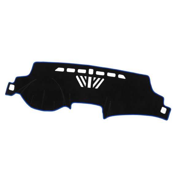 Unique Bargains Car Dashboard Cover Non-slip Polyester Dash Board Protector Mat for Cadillac CTS 2010-2013 Black Blue