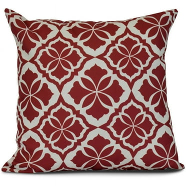 Simply Daisy, Tiki Square, Geometric Print Outdoor Pillow
