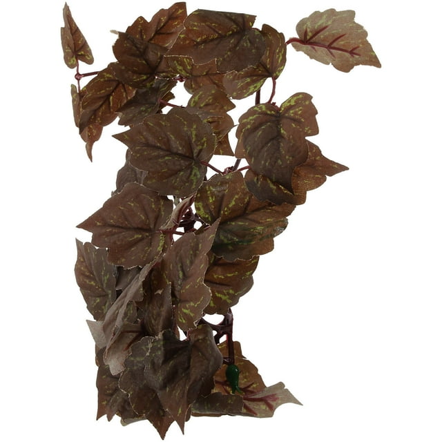 BEADCEST Plants for Gecko Tank Hanging Plastic Dark Brown 1 Set