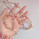 thumbnail image 4 of Conjunto de collar y pulsera de vidrio JAMW Sencillez, 4 of 5