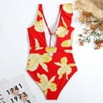 thumbnail image 4 of Bañador de una pieza cómodo para mujer Bañador retro con volantes para mujer Bikini (con almohadilla en el pecho sin soporte de acero) OAVQHLG3B Store  lin121212, 4 of 4