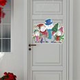 thumbnail image 2 of ZHAOCHENG Adornos de pintura de diamante 5D, kit de bordado de diamante DIY, kit de colgante de Navidad con apliques de diamante, decoración navideña, colgante artesanal, colgante de pared, decoración, 2 of 5