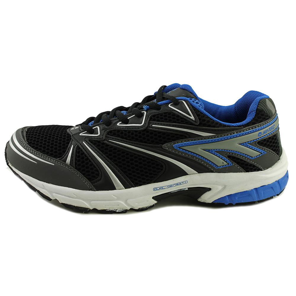Hi-Tec Phantom A003716-021-01 Mens Black Mesh Lace Up Athletic Running Shoes 