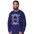 thumbnail image 4 of Fantasy MVP League Sports Fanatic Men's Long Sleeve Tee T Shirt Brisco Brands 3X, 4 of 6