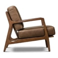 thumbnail image 3 of Poly and Bark Poly & Bark Verity Leather Lounge Chair - Full Grain Genuine Italian Leather Cocoa Brown, 3 of 5