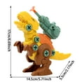 thumbnail image 2 of Educational Dismantle and Assemble Dinosaur Construction Building Toy for Kids Learning Activity, 2 of 4