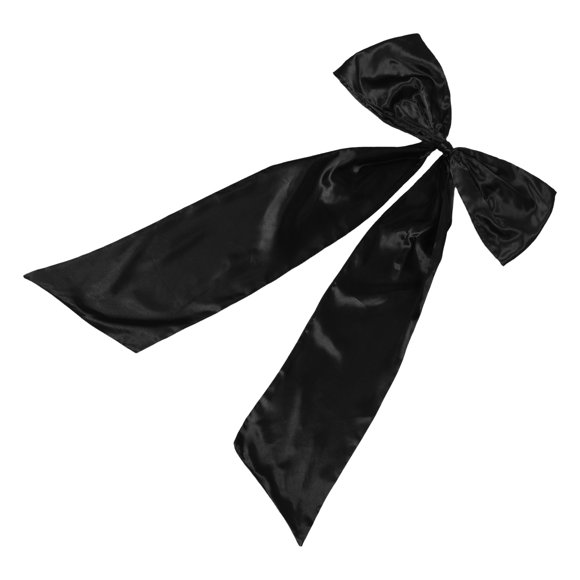 WHAMVOX Bowknot Bow Party Decorations Elegant Black Polyester for Events 1Set