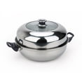 thumbnail image 4 of  2 Tier Stainless Steel Steamer Induction Compatible Cookware Kitchen 11 inch / 28cm Steam Pot, 4 of 10