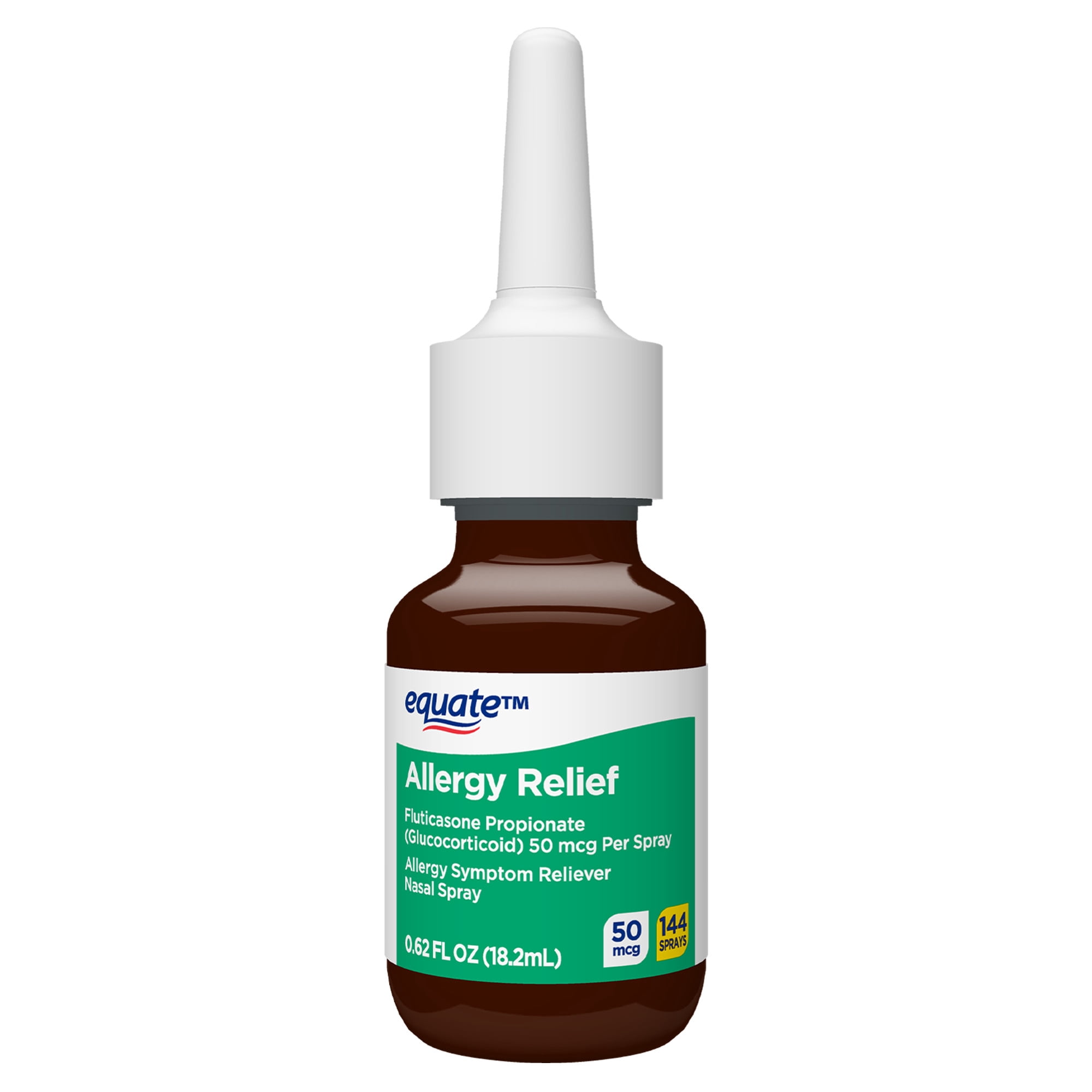 Equate Fluticasone Propionate Nasal Allergy Relief Spray, 50 mcg, Non-Drowsy