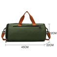 thumbnail image 2 of Bolso pequeño del gimnasio de los deportes Bagweekender bolso de la aptitud para los viajes de los deportes de la natación que se resuelven negro, 2 of 5
