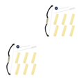thumbnail image 3 of Vogacara Eyebrow Microblading Ruler Set Positioning Tools Tool Accessories Rulers Mark Measurement Mapping Makeup Kit String Accessory Negro 2piezas Vogacara CBP495001, 3 of 6