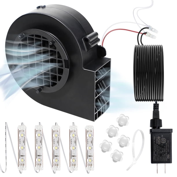 Soplador de repuesto CYXG 1A para inflables de Halloween Negro