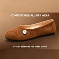 thumbnail image 4 of CHICVOMEY Flats for Women Comfortable Dressy Round Toe with Anti-Slip Sole Convenient Slip on Shoes for Casual Formal Workplace, 4 of 8
