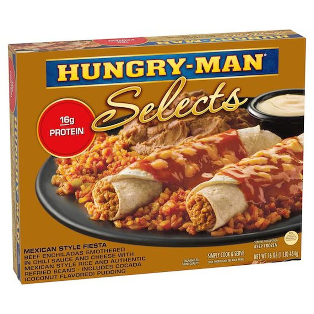 Hungry Man Selects Mexican Style Fiesta, 16 Ounce -- 8 per case