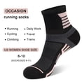 thumbnail image 6 of LOOIKOOS&nbsp;12 Pairs Womens Ankle Socks, Breathable Mini Crew Socks for Women Athletic Sport Running Cycling Casual White Grey Socks, 6 of 6