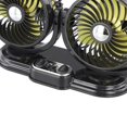 thumbnail image 4 of 1Pc For 360 Degree Rotation 2Speed Cooling Cooler Usb 5V 12V 24V Double Head Car Fan 12V, 4 of 10