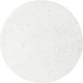 thumbnail image 1 of Unique Loom Everyday Shag Plush Area Rug 6' x 6' Round in Snow White, 1 of 1