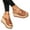 Brown, variant on Women Sandals Platform Wedge Footwear Open Toe Anti Skid Sandals for Daily Wear