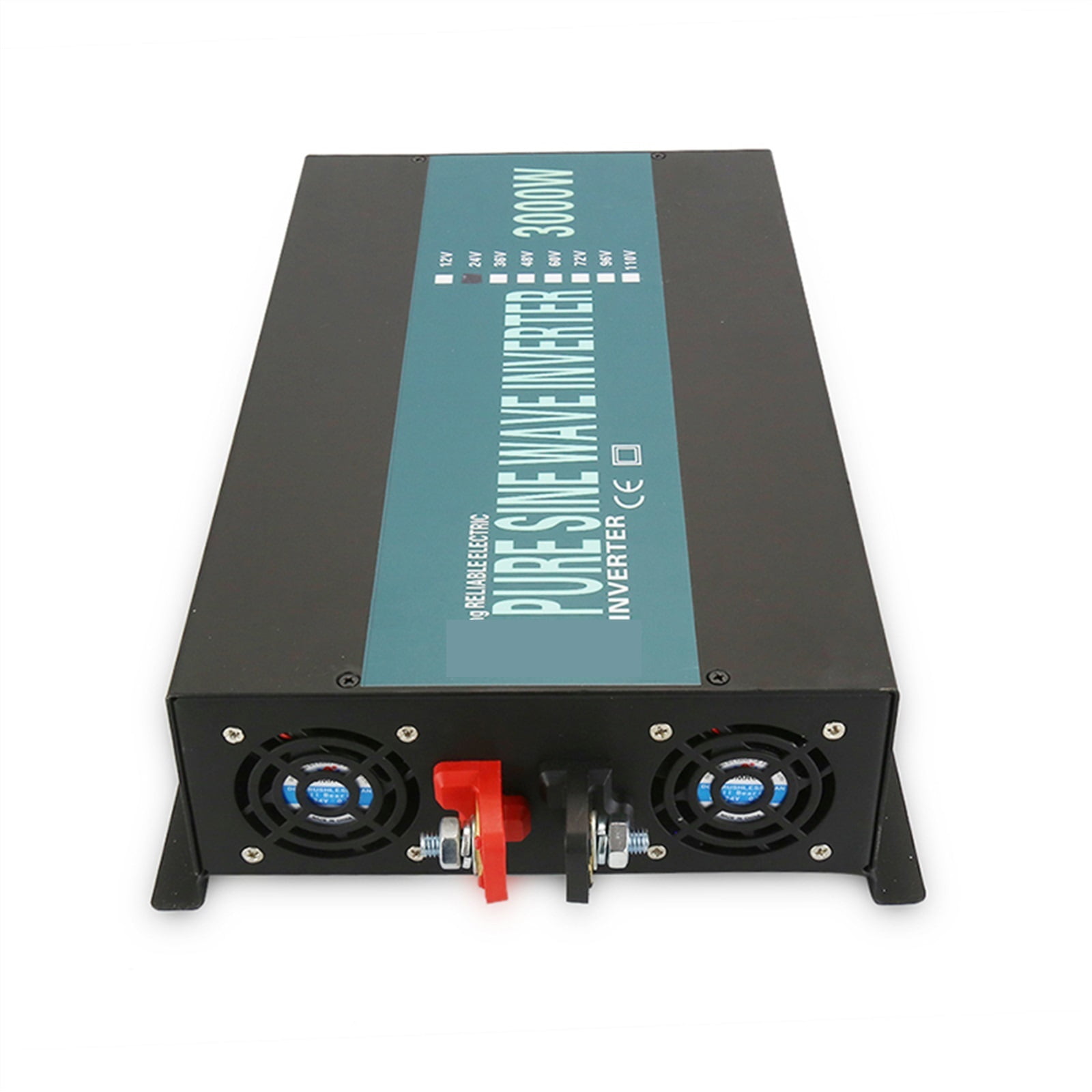 Pure Sine Wave Inverter 3000W 24V DC to AC Solar Panel Inverter Power Bank Generator Converter 12V/36V/48V ,Powerful Output